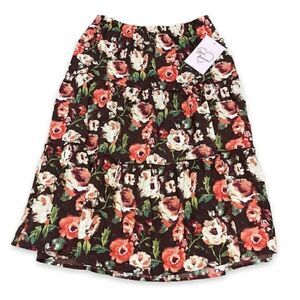 Floral Midi Skirt   